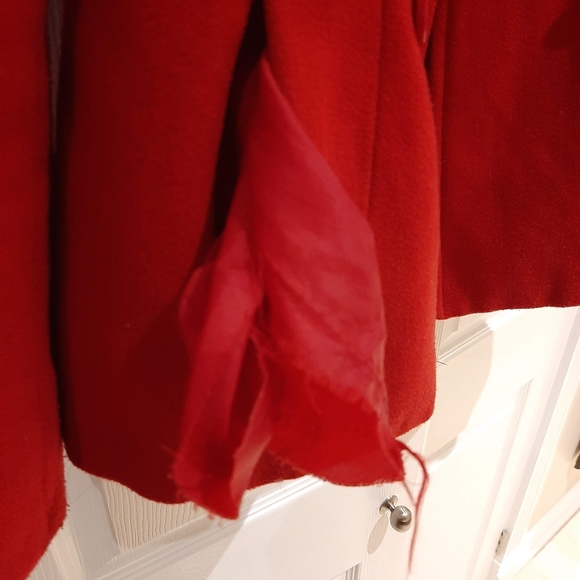 Red wool peacoat - Picture 3 of 3